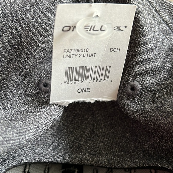 O’Neill Gray/Black Unity 2.0 Hat ONS - Picture 2 of 4
